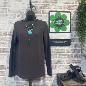 Michelle Mae gray Long Sleeve thermal Top